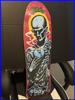 2021 NEW Santa Cruz JEFF KENDALL'Atomic Man' Red Reissue Skateboard DECK 9.75