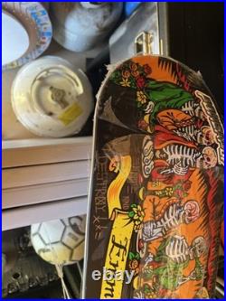 2021 Santa Cruz Emmanuel Guzman Dining With The Dead/Last Supper Skateboard Deck