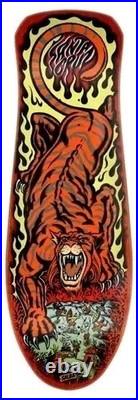 2021 Santa Cruz Steve Alba SALBA Tiger Matte Finish Reissue Skateboard Deck