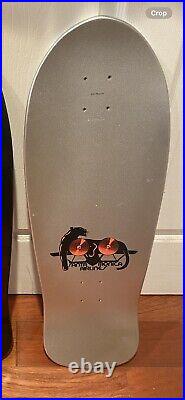 2021 Teal/Orange Natas Kaupas Panther SMA Santa Cruz Skateboard Deck Reissue