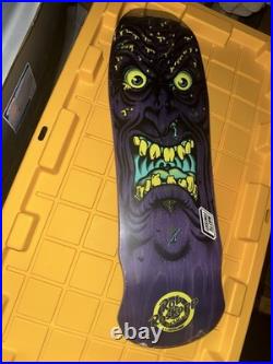 2022 Santa Cruz Rob Roskopp Face Purple Reissue Skateboard Deck Jim Phillips Art