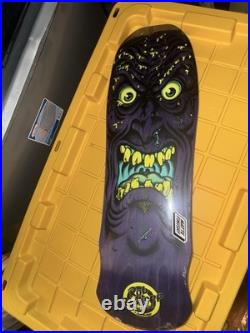 2022 Santa Cruz Rob Roskopp Face Purple Reissue Skateboard Deck Jim Phillips Art