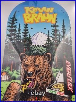 2022 Santa Cruz Skateboards Kevin Braun Great Outdoors Everslick Pro Deck 8.25