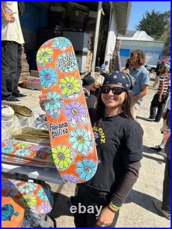 2024 FABIANA DELFINO WILDFLOWER Signed Autographed SANTA CRUZ Skateboard Deck