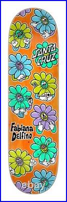 2024 FABIANA DELFINO WILDFLOWER Signed Autographed SANTA CRUZ Skateboard Deck