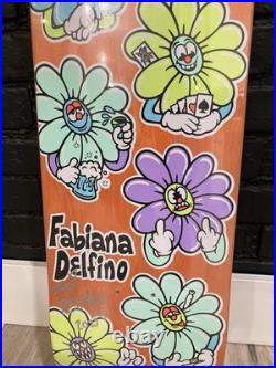2024 FABIANA DELFINO WILDFLOWER Signed Autographed SANTA CRUZ Skateboard Deck