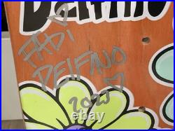 2024 FABIANA DELFINO WILDFLOWER Signed Autographed SANTA CRUZ Skateboard Deck