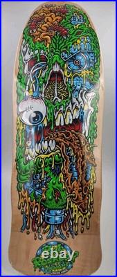 2024 Santa Cruz Rob Roskopp Face 3 Skateboard Deck Shaped Reissue Natural 10x30