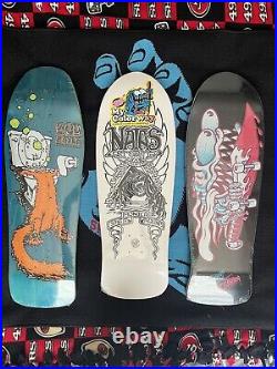 6 Santa Cruz 2021 Re-Issue Skateboard Decks-Roskopp, Natas, Salba, Grabke, Boyle