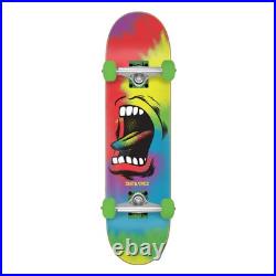 8.0 Santa Cruz Big Mouth Tie Dye Skateboard Complete