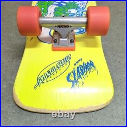 80's SANTA CRUZ SLASHER original skateboard