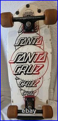 80s Vintage Santa Cruz Design Dots Complete Skateboard
