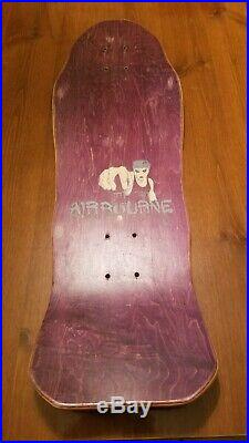 Airbourne Peanut Brown Skateboard Deck vintage rare powell vision santa cruz