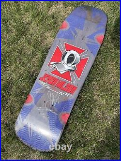 Autographed Jeron Wilson Skateboard Deck Tony Hawk Powell Peralta Santa Cruz