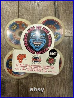 BULLET wheels 66 Speedwheels 95a Reissue Santa Cruz SKATEBOARDS BULLET 66mm