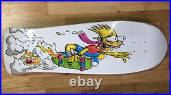 Bart Simpson Santa Cruz Slasher Skateboard Deck #222/500 Limited Edition RARE