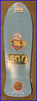 Bart Simpson Santa Cruz Slasher Skateboard Deck Limited Edition RARE 9.8x30.2