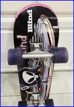 Blind Skateboard Cruiser Complete Independent Trucks, Santa Cruz Graphic Grip