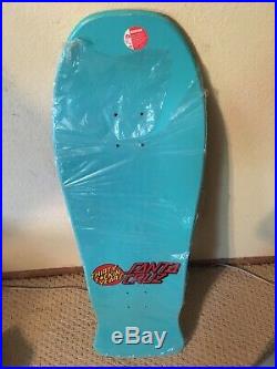 Blue Santa Cruz Rob Roskopp IV 30 Fckin Years Skateboard Deck- Reissue