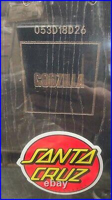 Brand New! Santa Cruz Godzilla Destroyer Skateboard Deck 11 x 32