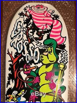 Cease And Desist Santa Cruz Jeff Grosso Alice In Wonderland Reissue Deck 5/100