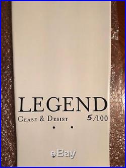 Cease And Desist Santa Cruz Jeff Grosso Alice In Wonderland Reissue Deck 5/100
