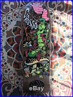 Cease And Desist Santa Cruz Jeff Grosso Alice In Wonderland Skateboard Deck