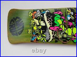 Cease & Desist Jeff Grosso Skateboard Deck Green Stain Santa Cruz Reissue 77/100