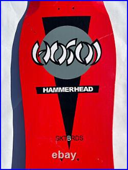 Christian Hosoi Hammerhead Skateboard Deck Reissue Red Santa Cruz