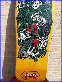 Christian Hosoi Monk Santa Cruz Skateboard Jim Philips Old 1990 Vault Graphic