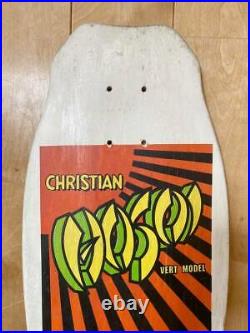 Christian Hosoi Original Vintage 80s Rare Skateboard Deck Hammerhead Santa Cruz