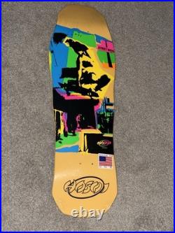 Christian Hosoi Yellow Pop Art Skateboard Powell Peralta Santa Cruz Vision Alva