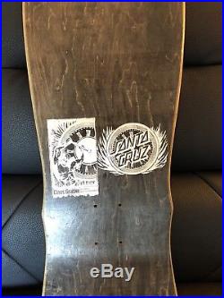 Claus Grabke Holding Back Time Rare Vintage 80s Santa Cruz Skateboard