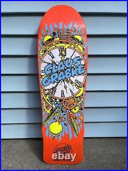 Clause Grabke 30 Year Exploding Clock Skateboard Deck Santa Cruz Reissue