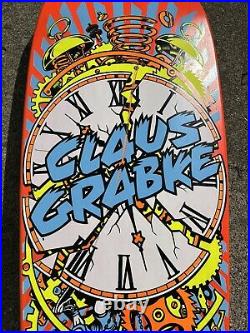 Clause Grabke 30 Year Exploding Clock Skateboard Deck Santa Cruz Reissue