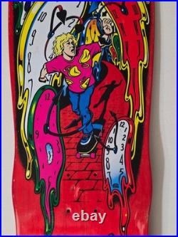 Clause Grabke Santa Cruz Skateboard Deck Jim Phillips Reissue Clocks Melt Skate