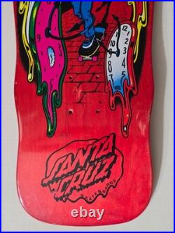 Clause Grabke Santa Cruz Skateboard Deck Jim Phillips Reissue Clocks Melt Skate