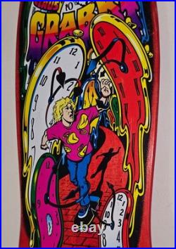 Clause Grabke Santa Cruz Skateboard Deck Jim Phillips Reissue Clocks Melt Skate