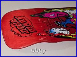 Clause Grabke Santa Cruz Skateboard Deck Jim Phillips Reissue Clocks Melt Skate