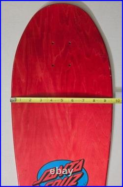 Clause Grabke Santa Cruz Skateboard Deck Jim Phillips Reissue Clocks Melt Skate