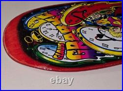 Clause Grabke Santa Cruz Skateboard Deck Jim Phillips Reissue Clocks Melt Skate