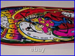 Clause Grabke Santa Cruz Skateboard Deck Jim Phillips Reissue Clocks Melt Skate