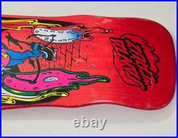 Clause Grabke Santa Cruz Skateboard Deck Jim Phillips Reissue Clocks Melt Skate