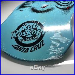 Collectors Santa Cruz Deck reissue Rob Roskopp Face Deck Baby Blue Dip