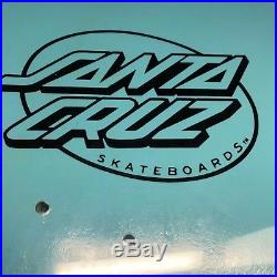 Collectors Santa Cruz Deck reissue Rob Roskopp Face Deck Baby Blue Dip