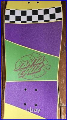 Complete Skateboard Santa Cruz Claus Grabke Yellow Krux Trucks Slimeballs