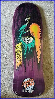 Corey O'Brien Reaper Purple Santa Cruz Reissue Skateboard Deck