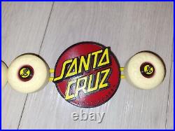 Custom Santa Cruz Skateboards Wheel Display With NHS Sample Wheels -Ricta Clouds