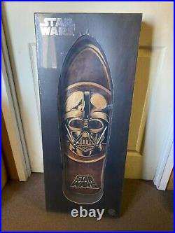 Darth Vader Inlay Skateboard Deck Santa Cruz Star Wars 10.35 x 31 Collectible