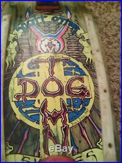 Dogtown Scott Oster skateboard Og withtrackers & Santa Cruz Bullets. Vintage